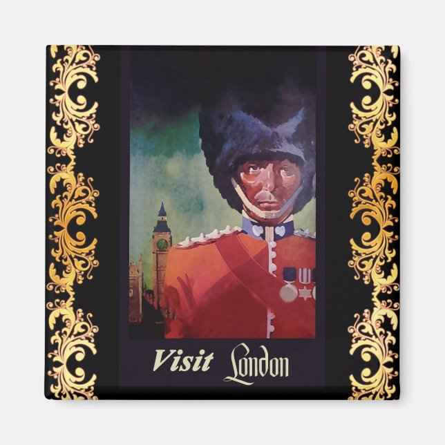 London Poster Magnet (Vorne)