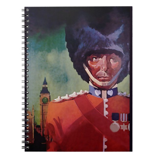 London Poster-Notebook Notizblock (Vorderseite)