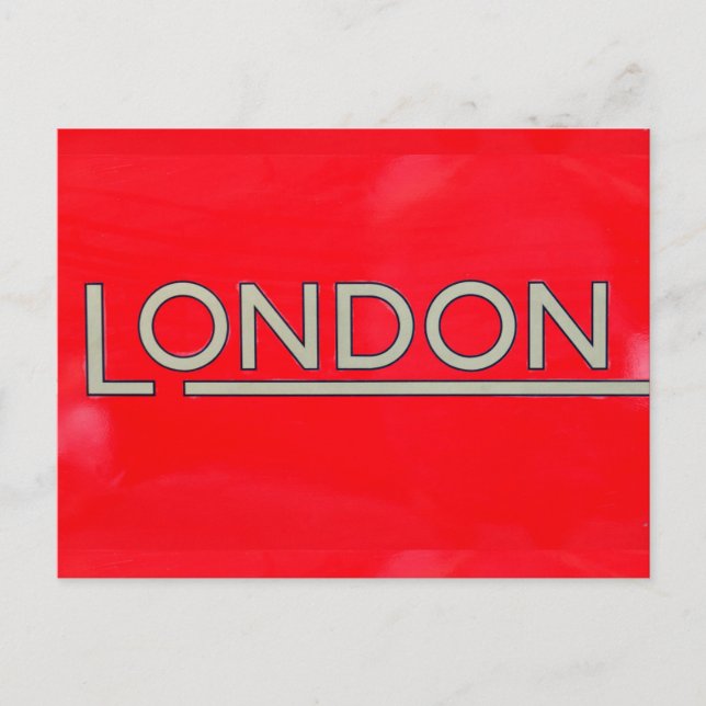 London Postkarte (Vorderseite)