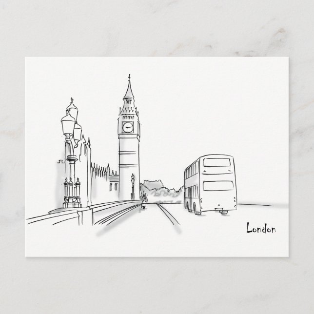London Postkarte (Vorderseite)