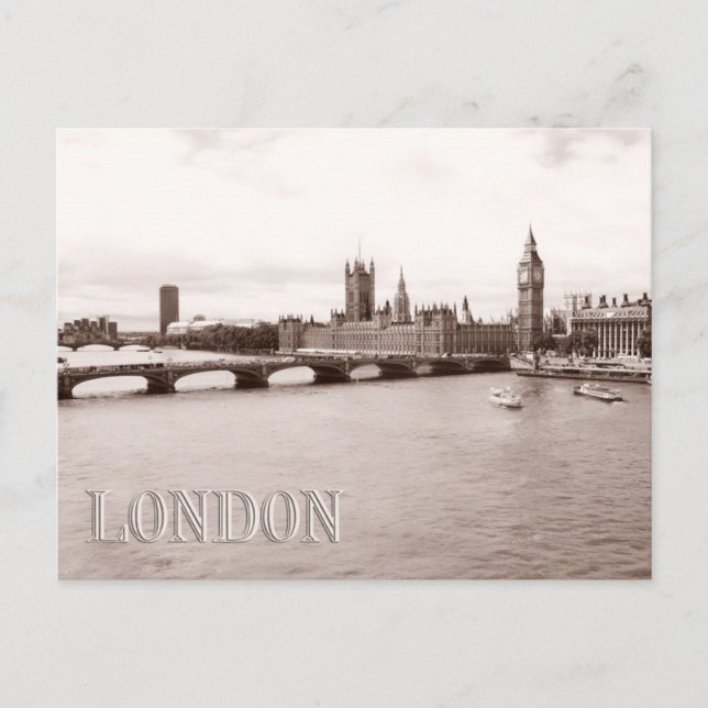 London Postkarte (Vorderseite)