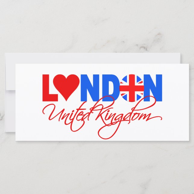 London-Rack-Karte (Vorderseite)