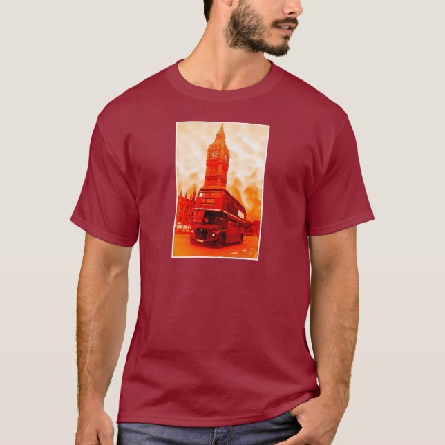 London Red Bus & Big Ben T-Shirt (Vorderseite)