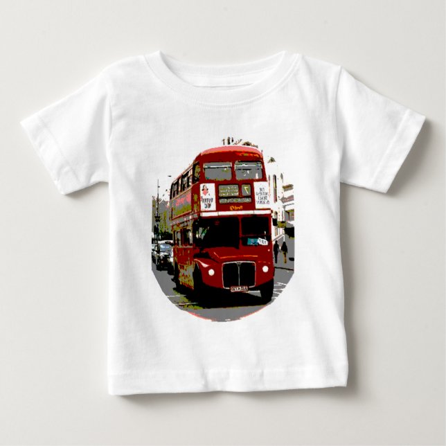 London Red Bus Routemaster Buses Baby T-shirt (Vorderseite)