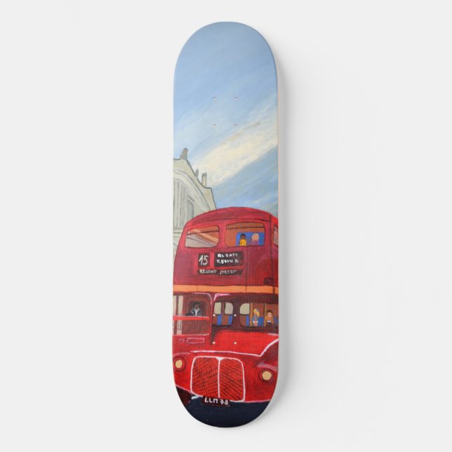 London Red Bus Skateboard (Vorderseite)