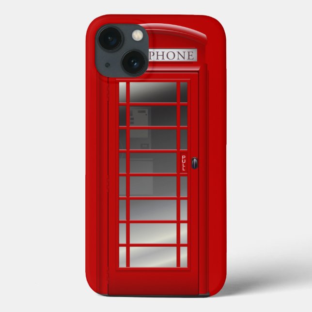 London Red Phone Booth Call Box Case-Mate iPhone Hülle (Rückseite)