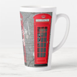 London Red Phone Booth Milchtasse