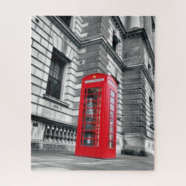 London Red Phone Box - 16x20 - 520 Stk. (Vertikal)