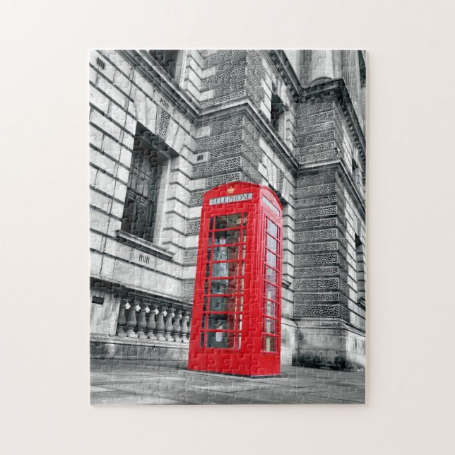 London Red Phone Boxpuzzle (Vertikal)