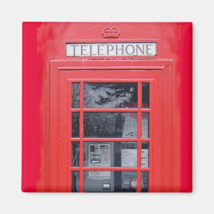 London Red Telefone Box Magnet