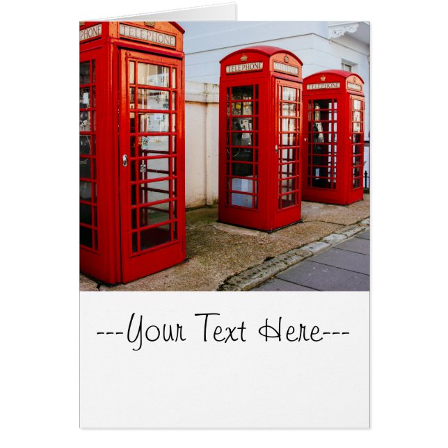 London Red Telephone Boxes (Vorne)