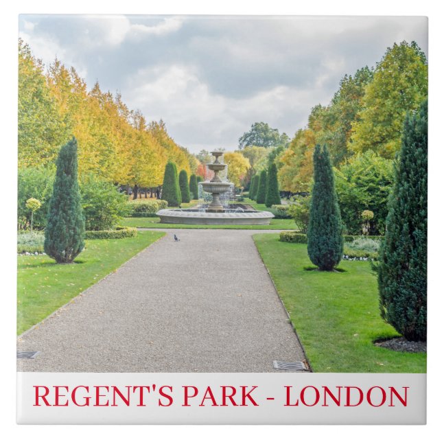 London Regent's Park Keramik Fliesen (Vorderseite)