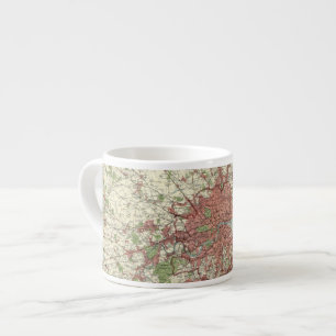 London-Regions-Karte Espressotasse