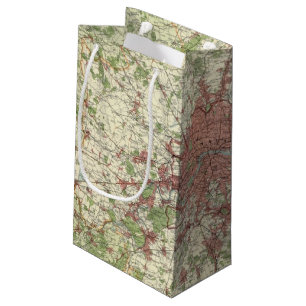 London-Regions-Karte Kleine Geschenktüte