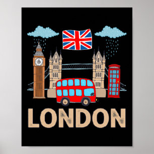 London Reise 2026 Familientreffen Vereinigtes Köni Poster