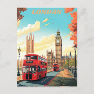 London Reise Postkarten Kunst, London Reise Kunst,