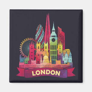 London - Reise zu den berühmten Sehenswürdigkeit Magnet