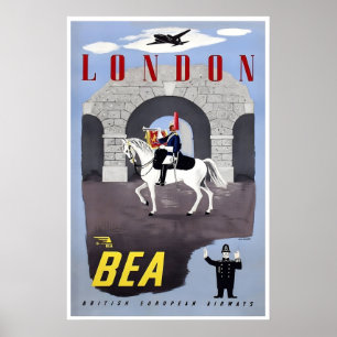 London Reiseplakat England Kunst Britisch Europäis Poster