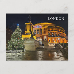 London Royal Albert Hall de nuit carte postale