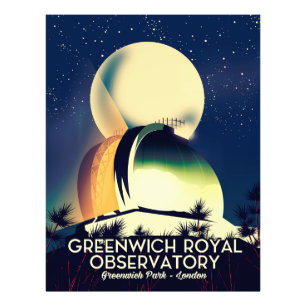 London Royal Observatory Greenwich Fotodruck