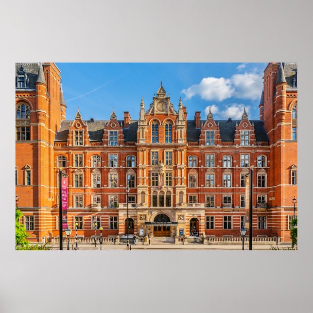 London Royal Uni bei Sonnenuntergang Poster (Vorne)