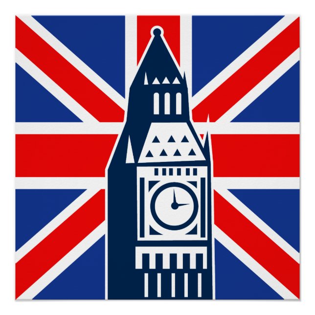 London ruft poster (Vorderseite)