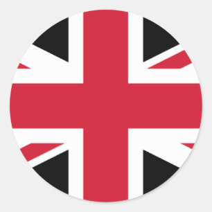 London Runder Aufkleber