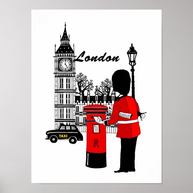 London Scene Poster (Vorne)