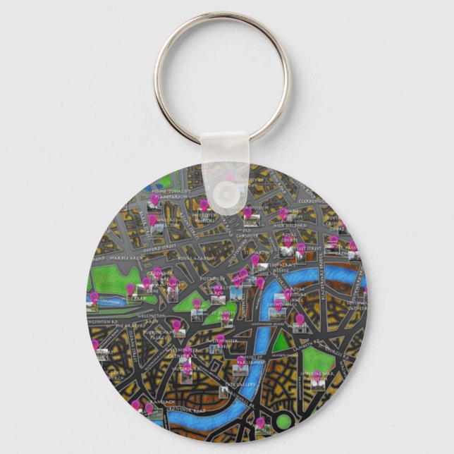 London Schlüsselanhänger (Vorderseite)