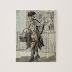 London-Schreie: Ein Muffin-Mann, c.1759 (w/c auf
