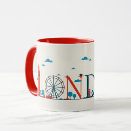 London Sehenswürdigkeiten UK Rote Tasse