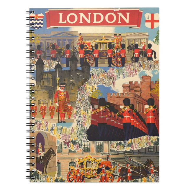London Sightseeing - Vereinigtes Königreich Notizblock (Vorderseite)