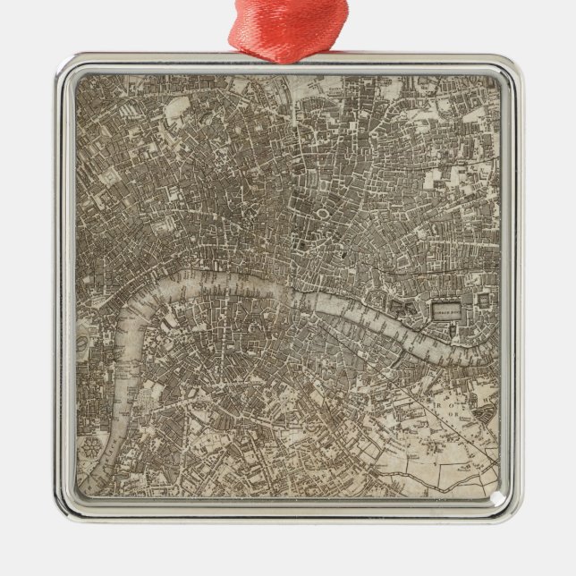 London Silbernes Ornament (Vorne)