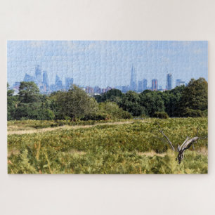 London Skyline aus Richmond Park - 20x30 Zoll