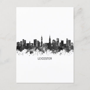 London Skyline BW Feiertagspostkarte