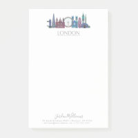 London Skyline Colored Gebäude