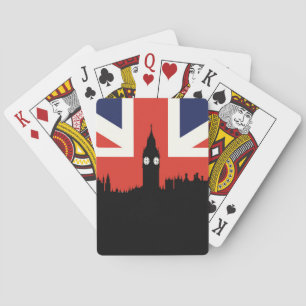London Skyline   Die britische Flagge Spielkarten