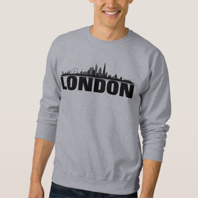 London Skyline Kapuzenpullover Sweatshirt (Vorderseite)