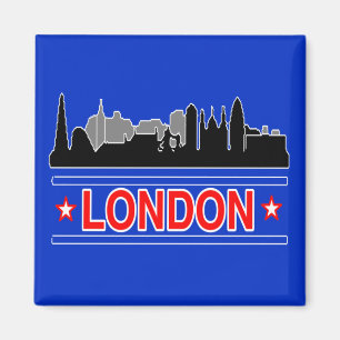 London Skyline Kühlschrankmagnet