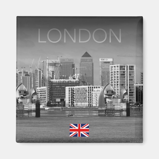 London Skyline Magnet (Vorne)