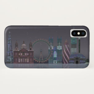 London-Skyline-Nachtreflexionen Case-Mate iPhone Hülle