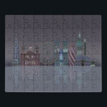 London Skyline Night Reflections Puzzle<br><div class="desc">London Skyline Night Reflections by Fab Funky. Die Sehenswürdigkeiten Londons sind mit einem wunderschönen Nachthimmel konfrontiert.</div>