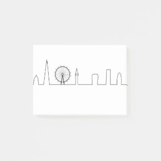 London Skyline Post-it Klebezettel