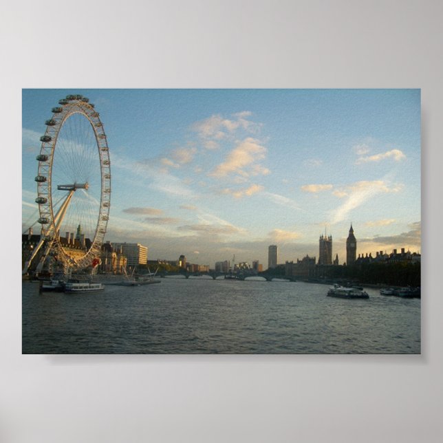London Skyline Poster (Vorne)