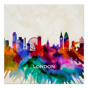 London Skyline Poster