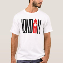 London Skyline Retro City Prix Design T-Shirt