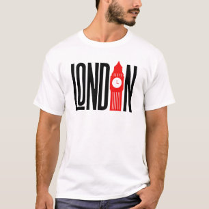London Skyline Retro City Prix Design T-Shirt