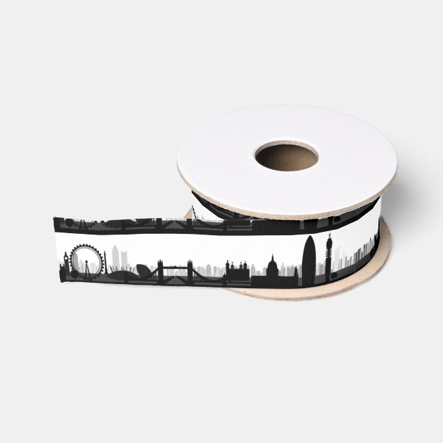 London Skyline Ribbon Ripsband (Spule)