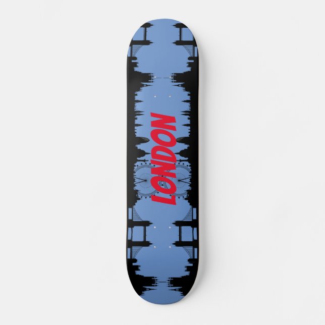 London Skyline Skateboard (Vorderseite)