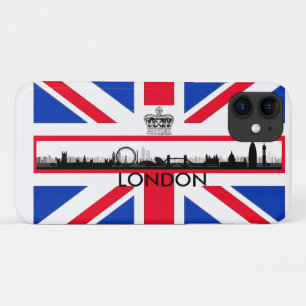 London Skyline Union Jack Flag Case-Mate iPhone Hülle